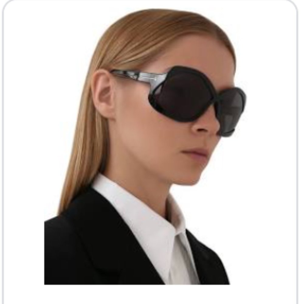 NWT!  TOM FORD UNISEX CHEYENNE 68MM SUNGLASSES Black